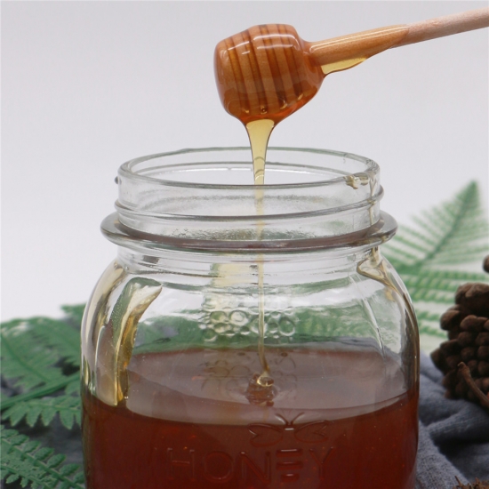 miel de muliflower natural pura ambarina original en botella 