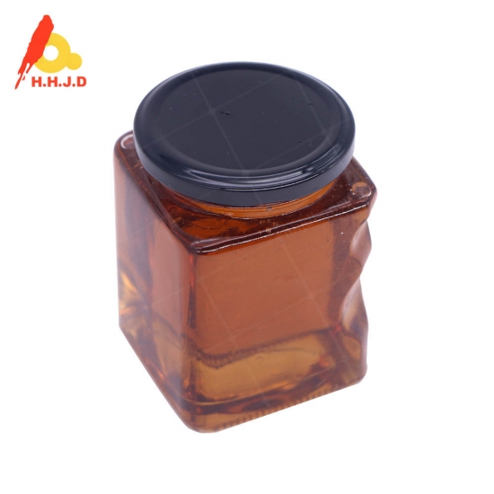 Frasco de vidrio miel natural pura 500g 1kg botellas pequeñas 