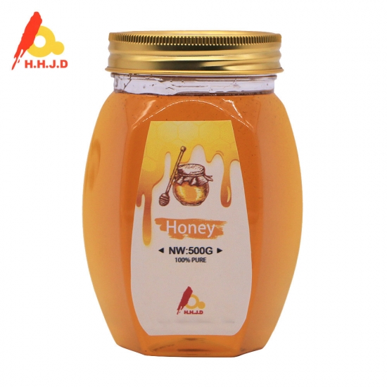 Botellas de plástico 100% miel natural 250g 500g 1kg 